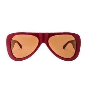 NWOT THE ATTICO Edie Sunglasses in Bordeaux